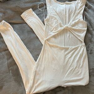 OOTDfash White Jumpsuit